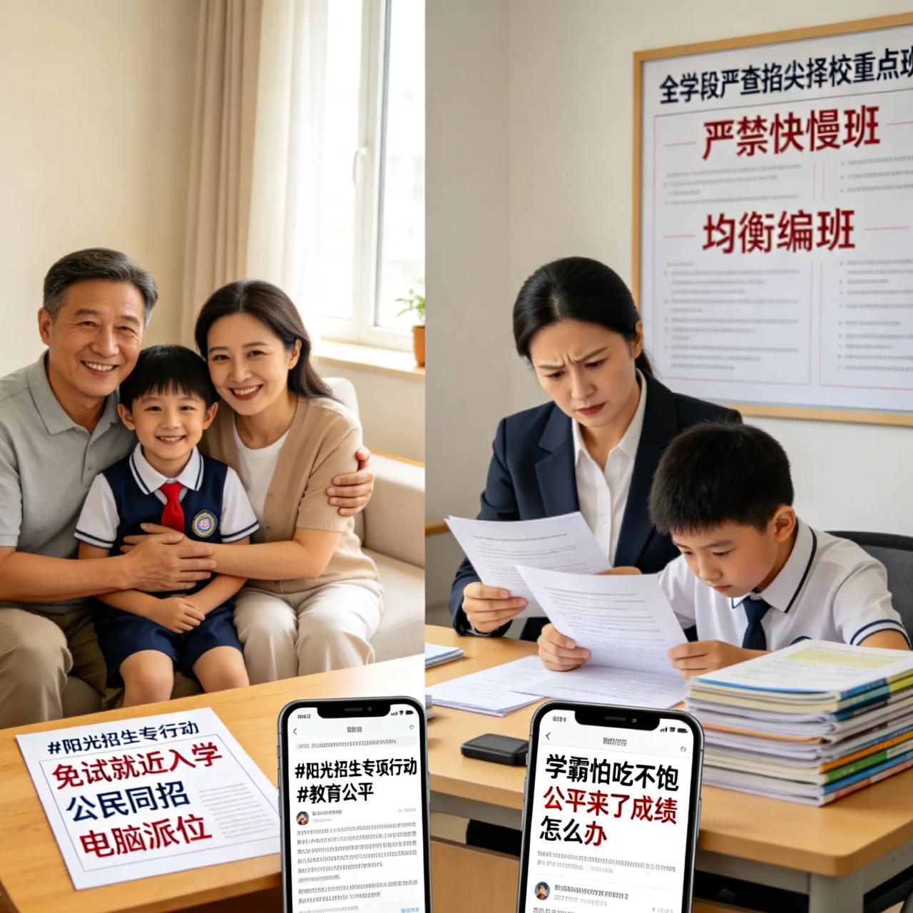 刷屏热议！阳光招生全覆盖，家长吵翻了天阳光招生专项行动教育公平学区房