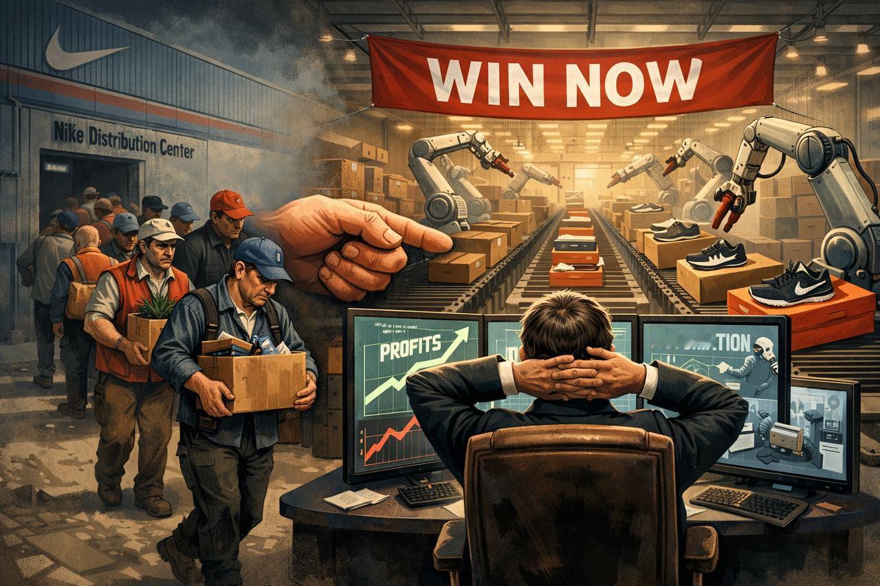 1月26日，耐克突然宣布裁员775人，主要集中在美国的配送中心，重灾区是田纳西州