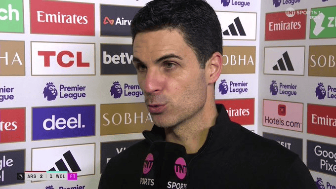 阿尔特塔: 阿森纳这样丢球不可接受;本怀特腿筋伤势不乐观