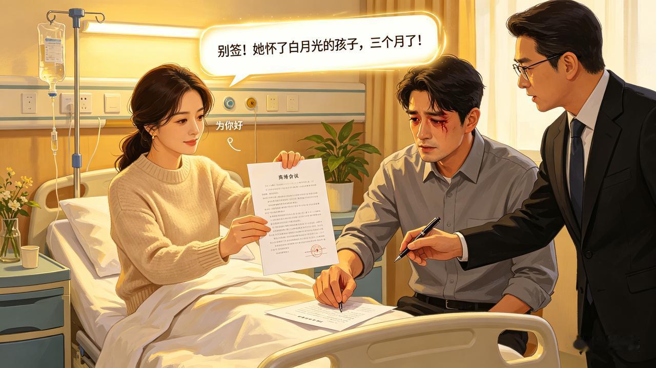 律师在旁边催我签字。“房子车子归你，公司债务归我，签吧。”她脸上写满了“为你