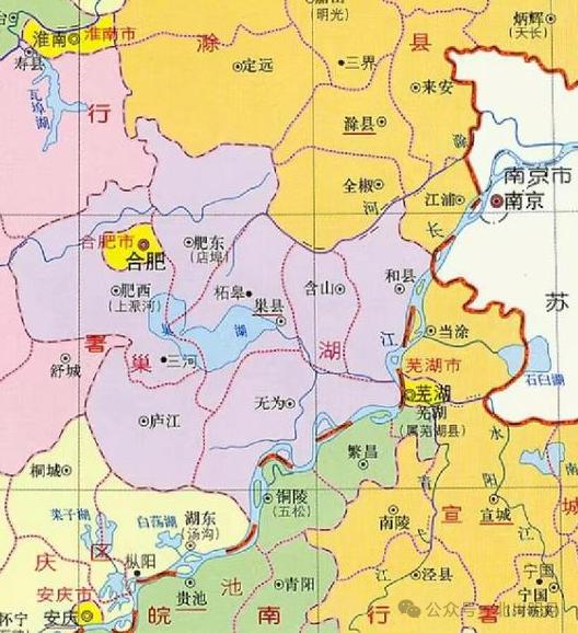 老合肥县像是一块被反复切割的旧绸布，如今碎片散落在各个新行政单元里。49年设市时