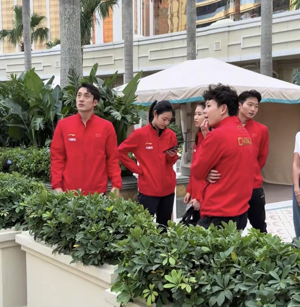 果然国家跳水队全红婵才是唯一的气氛组和热度点，并且不可替代。近日国家跳水队到