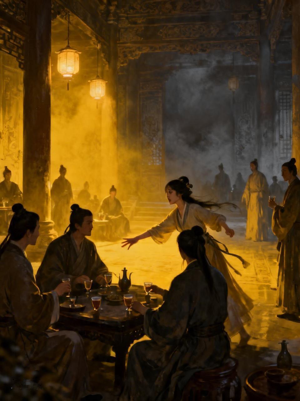 楚庄王宴请群臣，酒酣耳热之时，一阵风吹灭了灯烛。黑暗中，有人趁机摸了楚庄王的