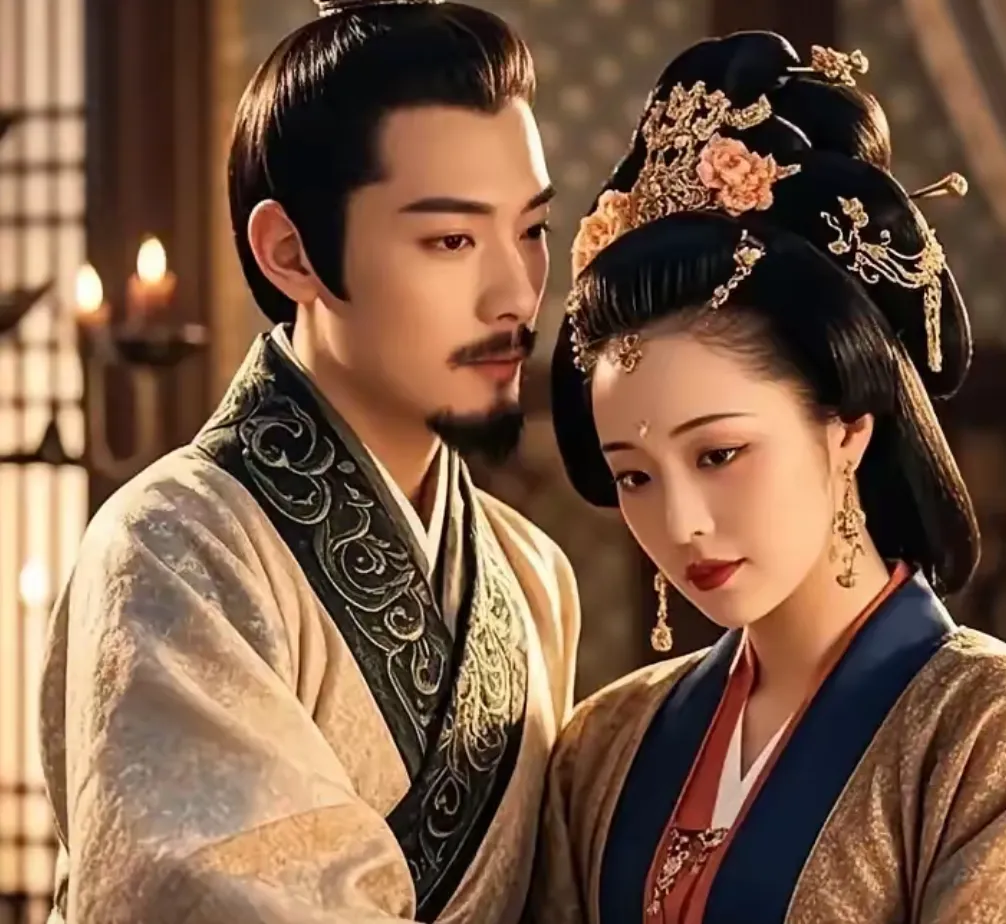 公元568年，太子陈叔宝到小妾龚氏屋里过夜，忽然看见一个小丫鬟，模样生得倾国倾城