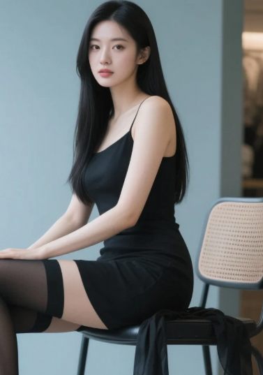 纯欲美人营业中这腰臀比是真实存在