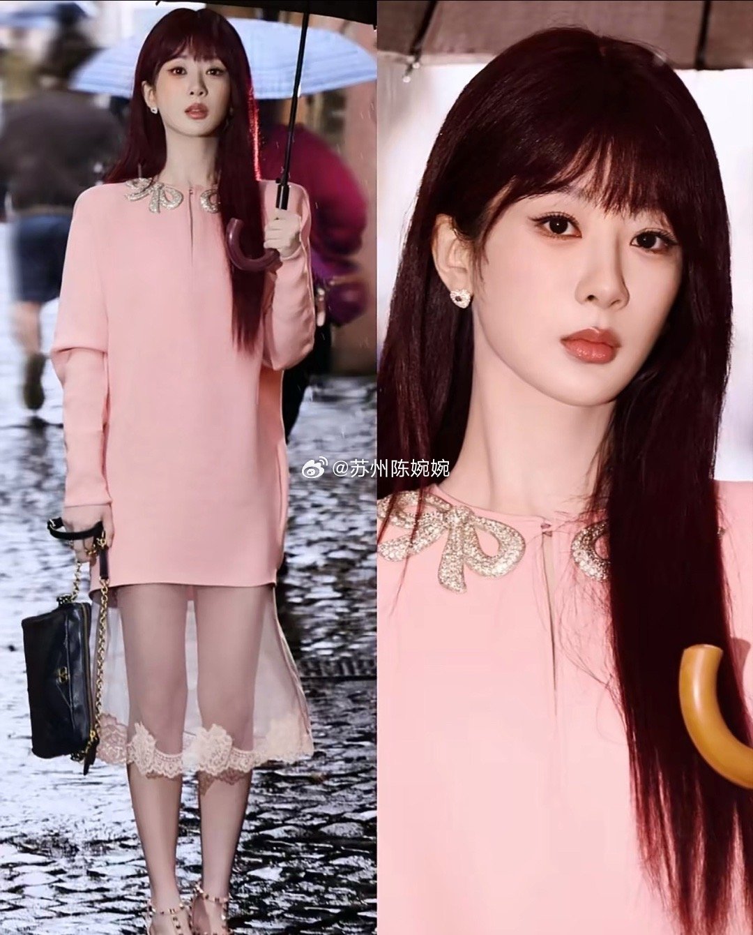 我宣布，今天娱乐圈，最有求生欲的女明星，就是杨紫了。她参加罗马时装周，在直播时向