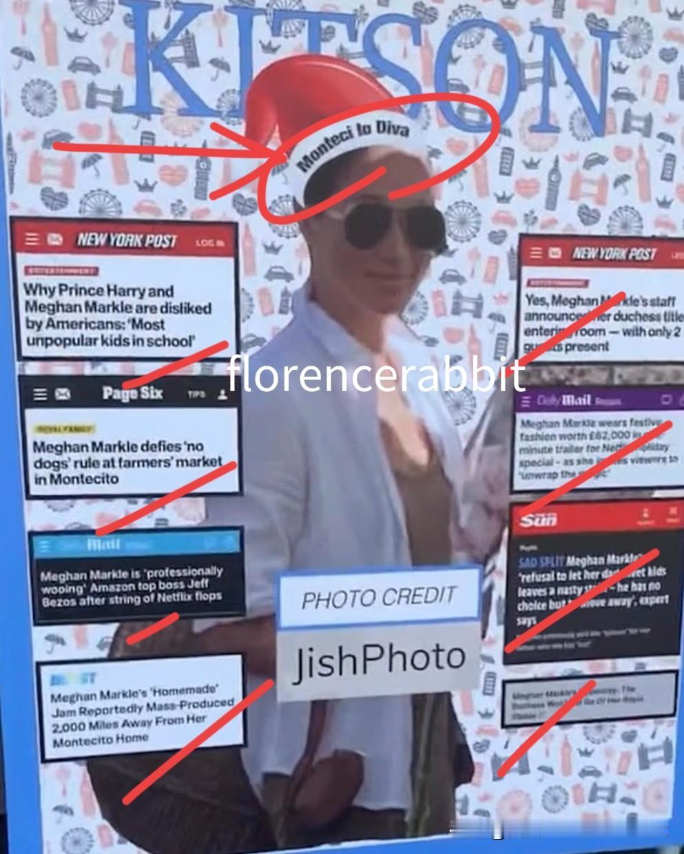 梅根·马克尔被好莱坞标志性潮流精品店评为“年度恶人”。在洛杉矶高端百货Kits