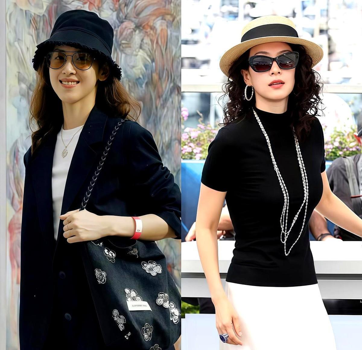 她不再是奶茶妹妹了。头发卷了，眼神稳了，走路带风。从前靠颜值出圈，现在靠气场