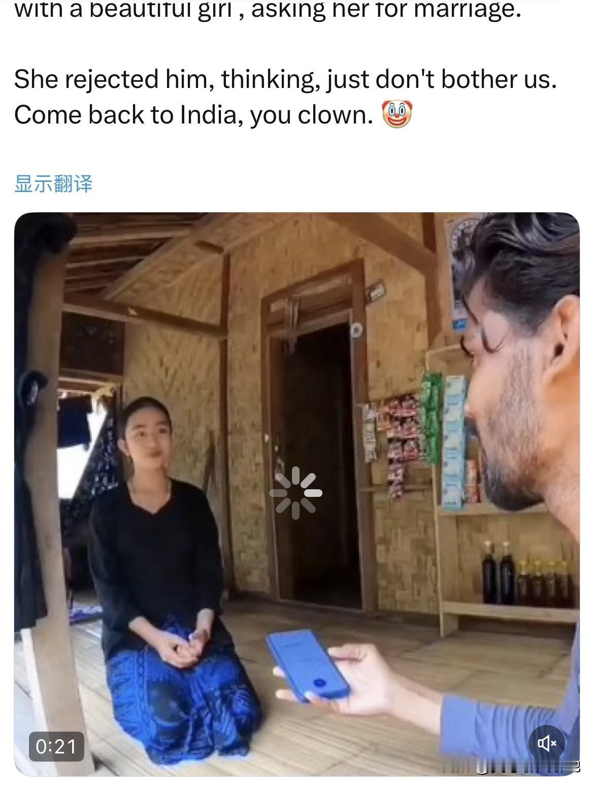 三哥感觉良好，一见面就求婚。印度网红博主松尼（SumitSoni）首次飞越50