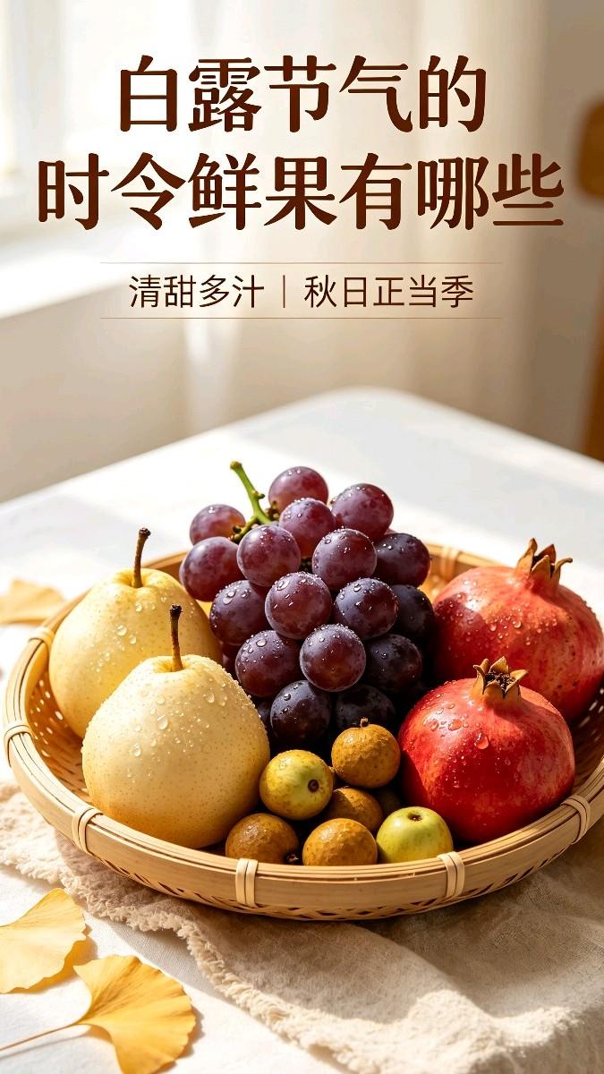白露一到，昼夜温差拉大，空气慢慢变得干燥。推荐这5种正当时节的鲜果，清甜多汁，
