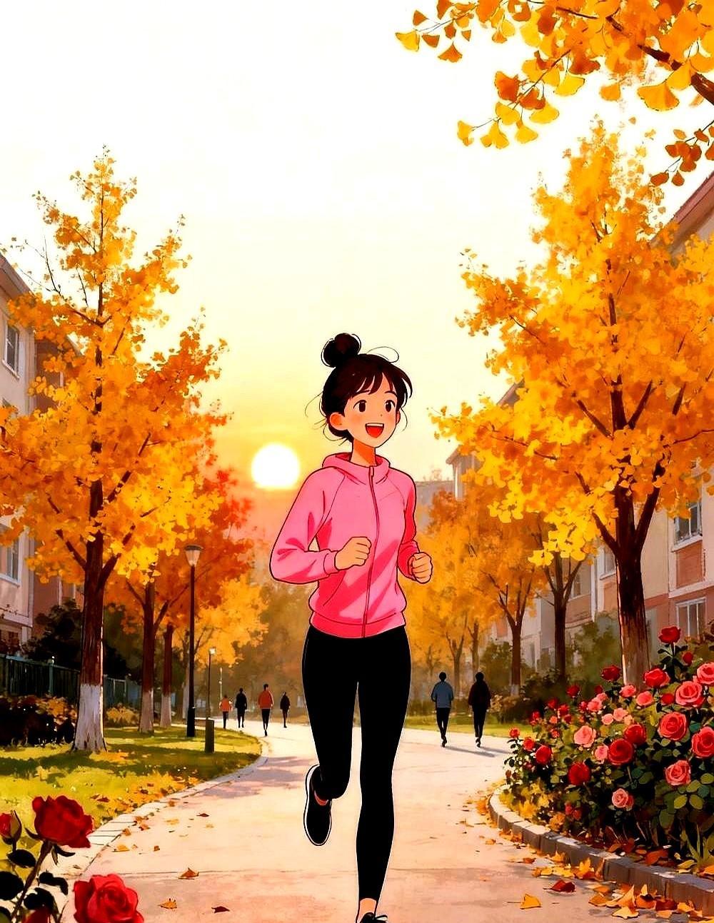 老李去年体检，三高全上，医生说吃药吧。他没吃药，每天早上六点出门快走。半年后