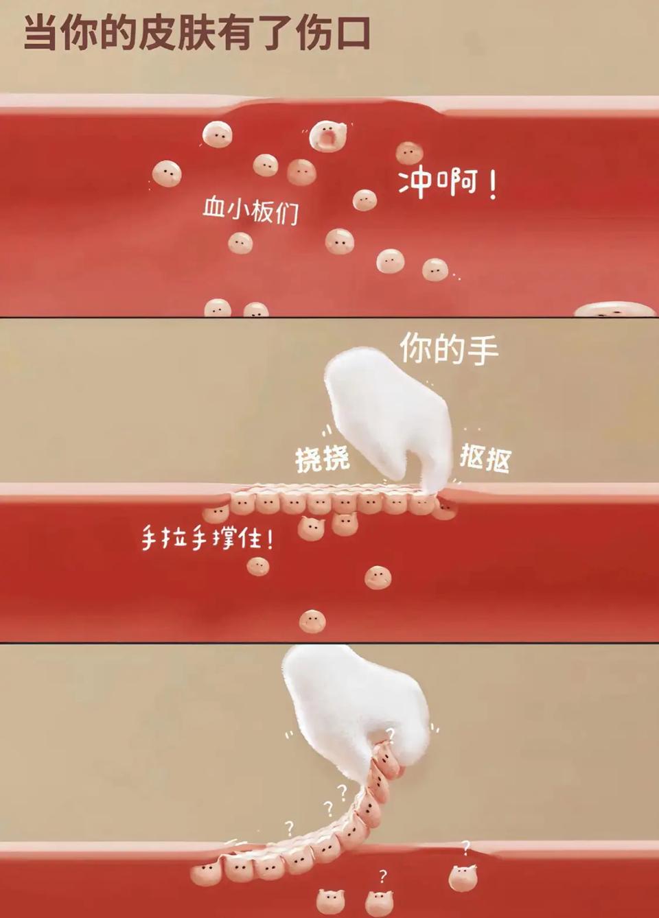 血小板:这真的撑不住了[捂脸哭]