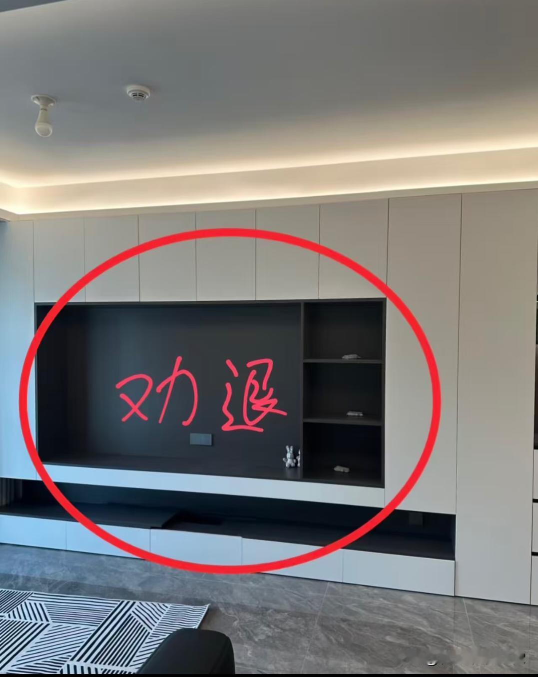 劝退这种满墙电视柜！看到好多家居博主做这种满墙电视柜，实用吗？有没有家里这种