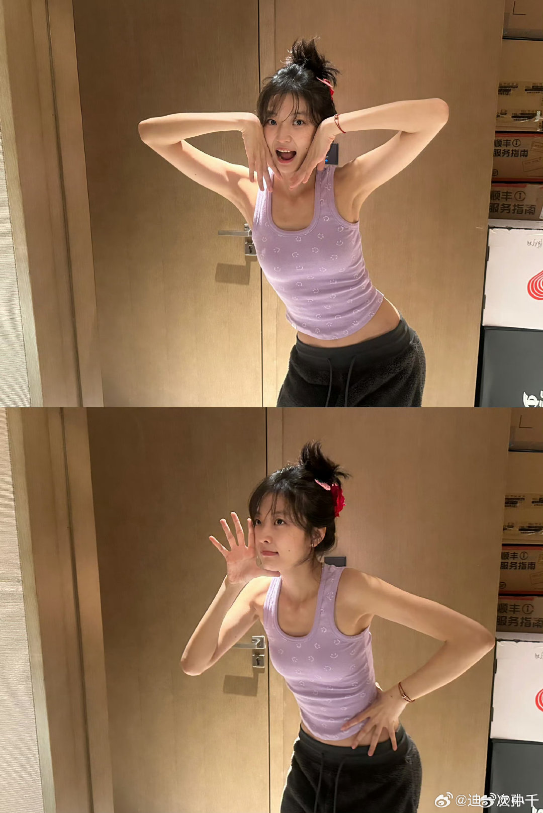 #孙千#要疯了又翻到你紫色外套​#孙千##孙千回应出演尚之桃#​