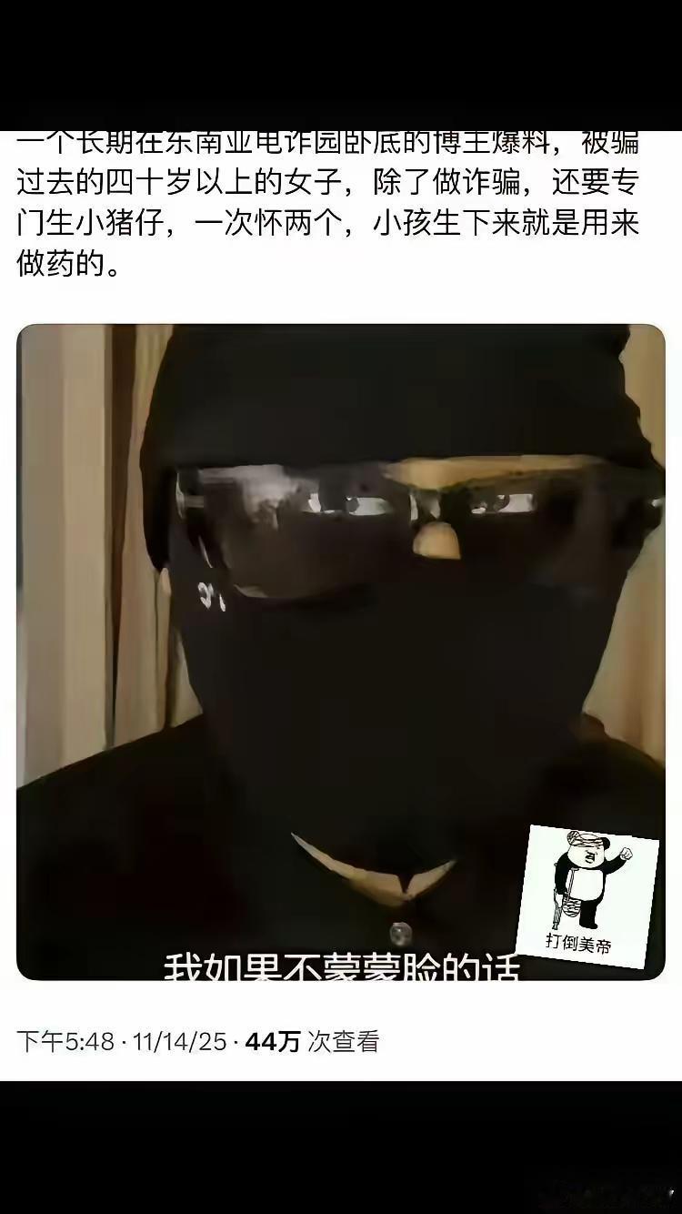 这消息看得人毛骨悚然，东南亚电诈园的黑暗远比想象中更可怕，甚至不亚于当年日本的7