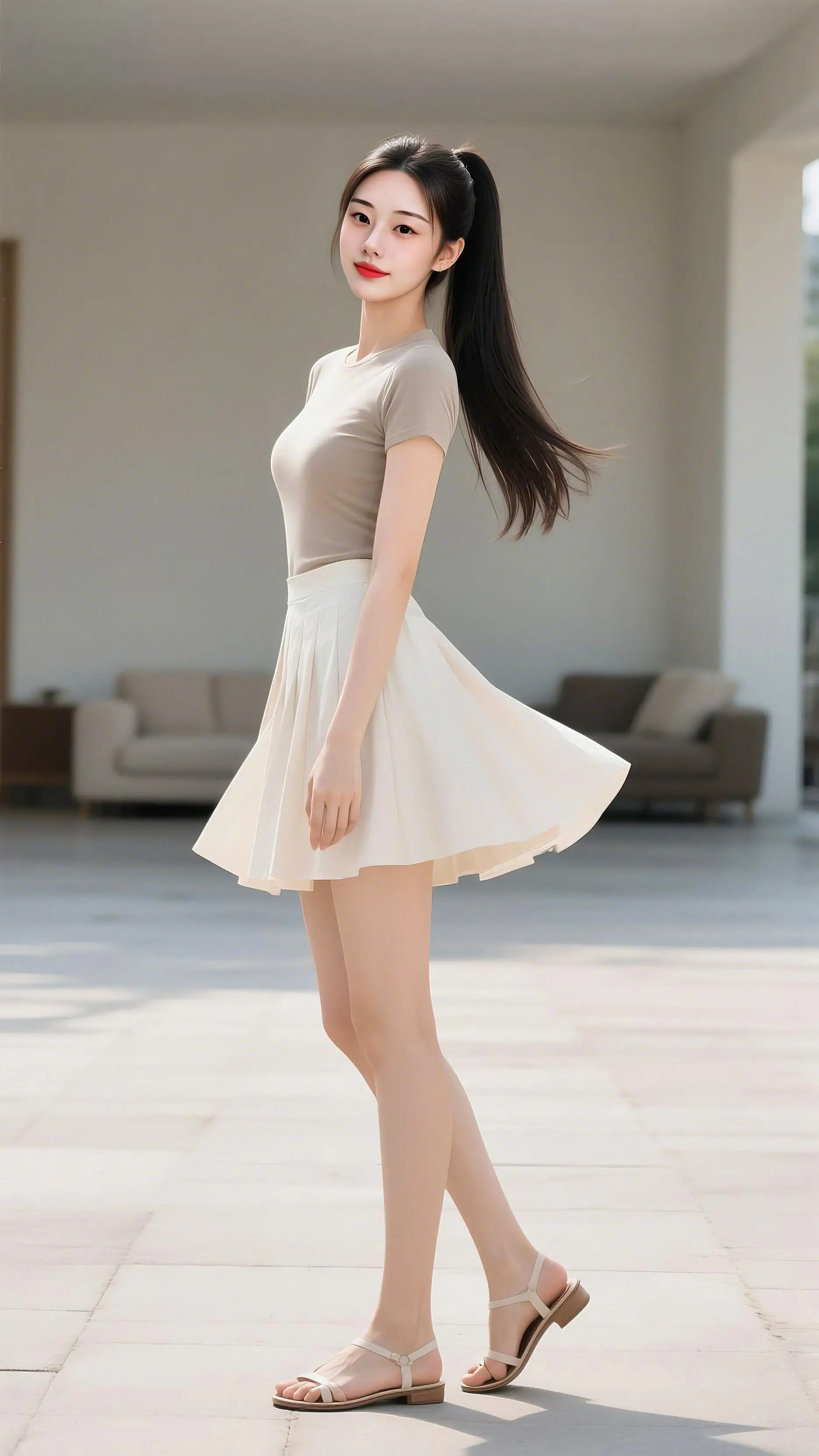 高马尾+百褶裙，青春感直接拉满 谁穿谁是元气少女💛