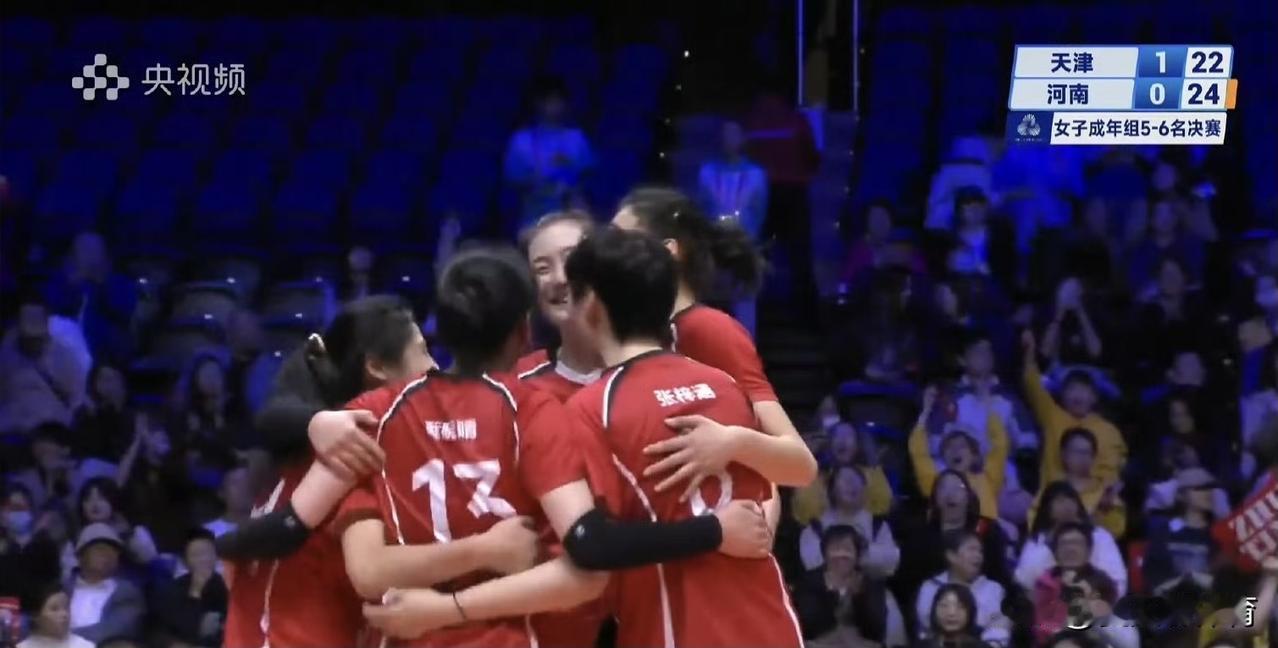 河南女排这个阵容，没上朱婷、也没上王思敏！第二局能从全主力的天津女排身上赢了一局