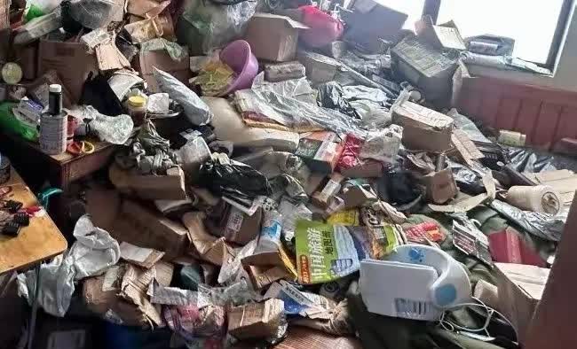 上海独居老人3000万豪宅堆满垃圾，二十几万的沙发上都是垃圾，蚊、蝇、虫、蜈蚣、