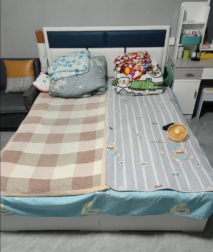 第一次遇到拼好床的​​​