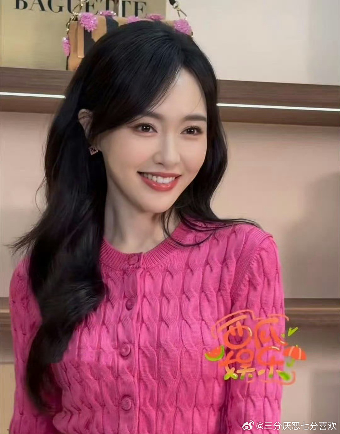 唐嫣粉裙真的有一种国泰民安的美这状态也太好了太大气了爱你我的糖🫰🏻