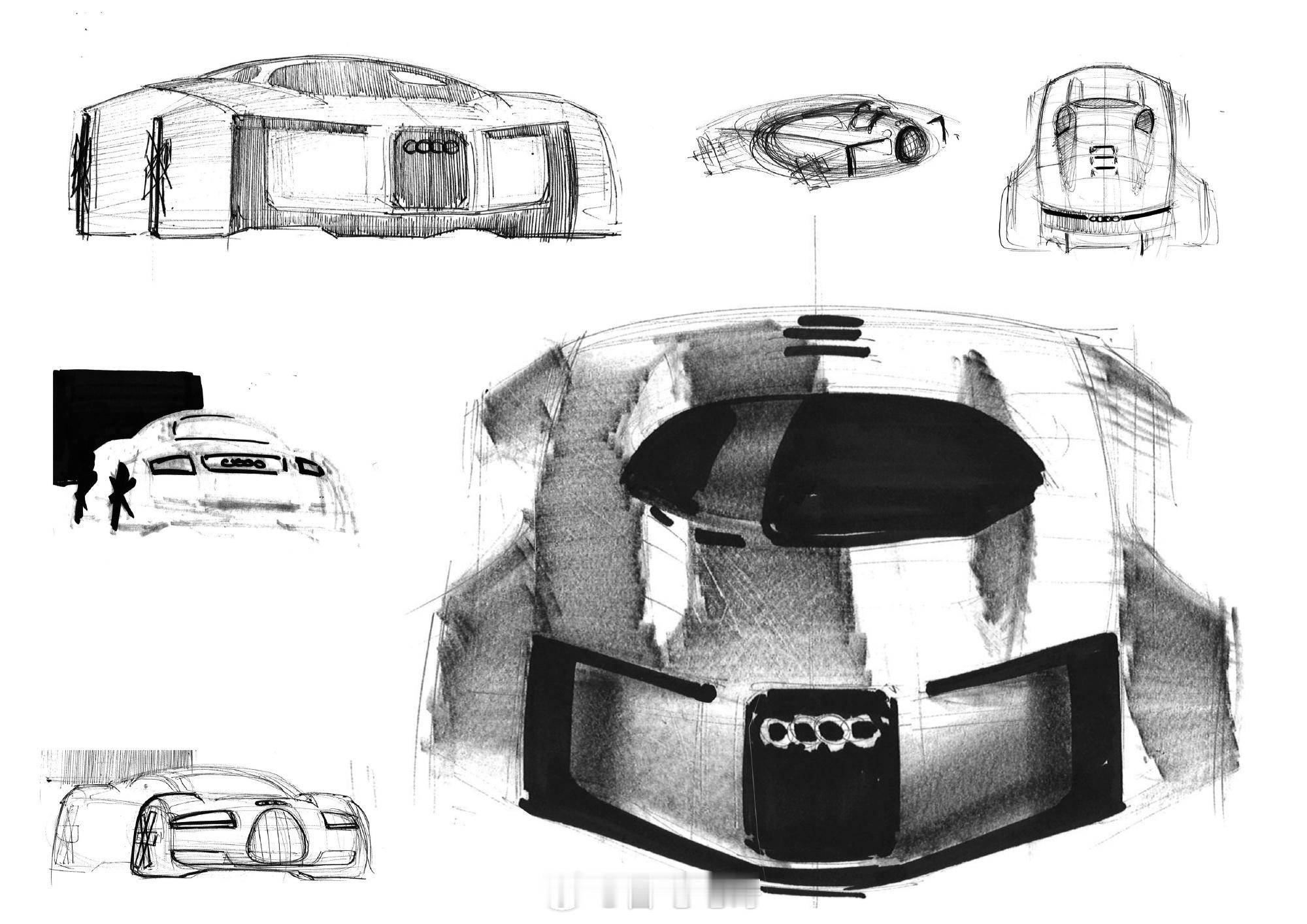 奥迪的ConceptC概念车发布了，两门纯电硬顶敞篷跑车，量产版预计2027年