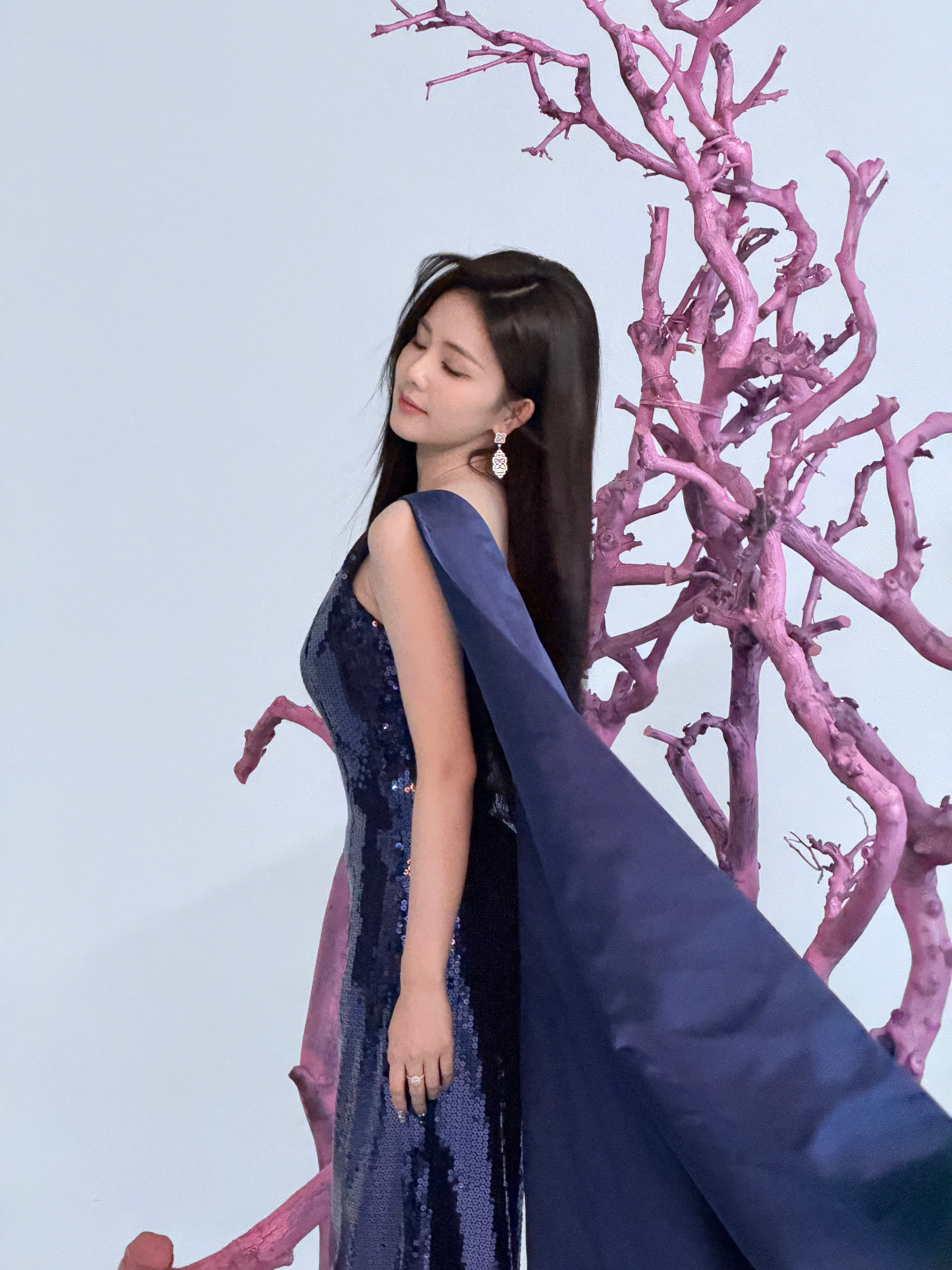 白鹿我今天穿了个被子白鹿这造型，我给满分！太美了