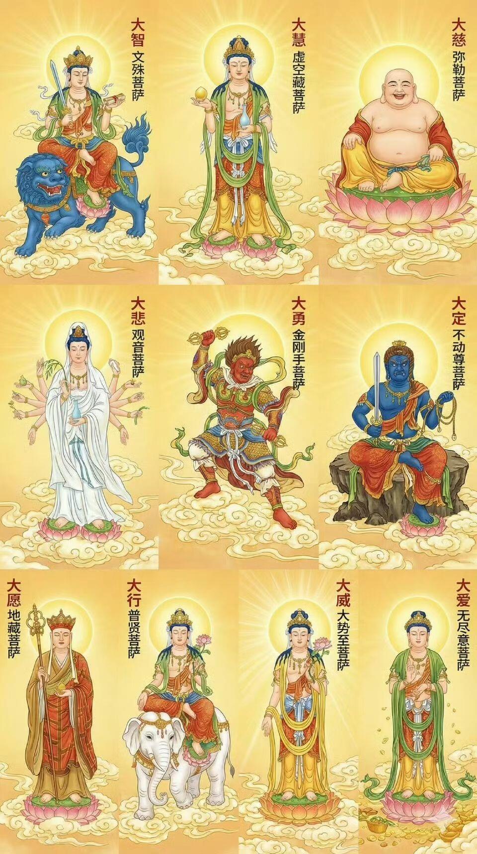 这十个菩萨祖籍应该都是印度吧？