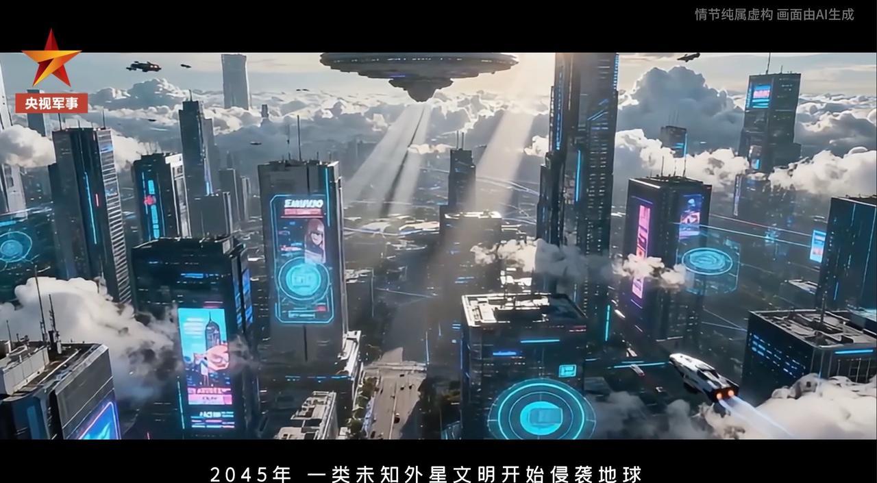 《央视军事》又放大招了，在国庆节放出科幻军事大片，直接对标好莱坞大片《环太平洋》