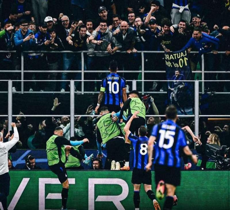 国际米兰本赛季成绩分析：欧冠看好国际米兰50%直接前八晋级淘汰赛，50%晋级