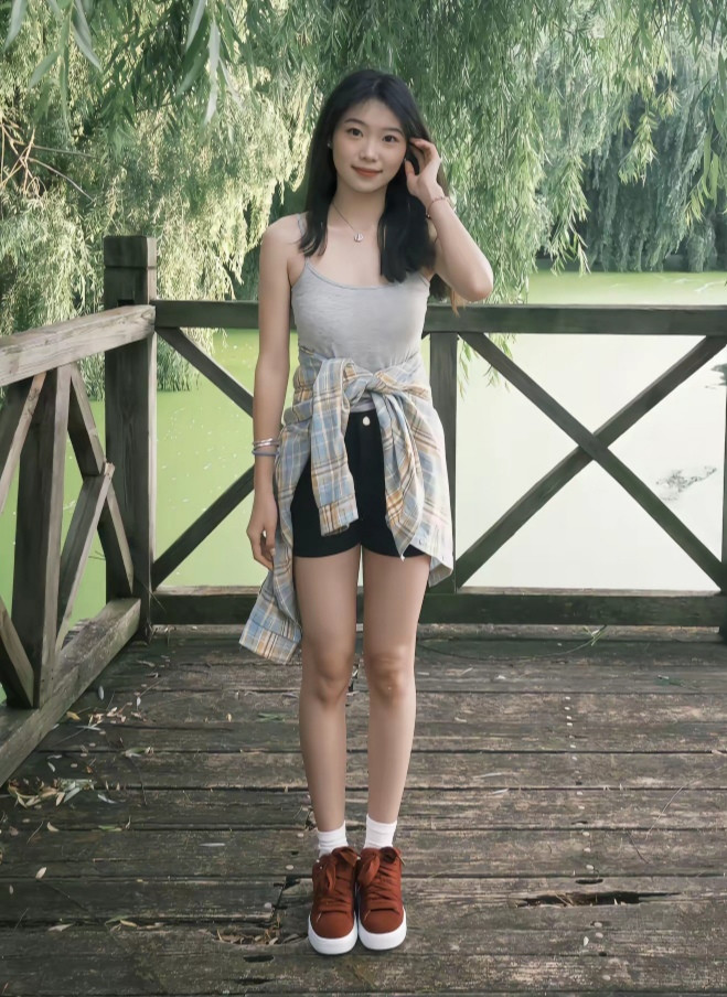 喜欢健身的妹子，气质就是不一样
