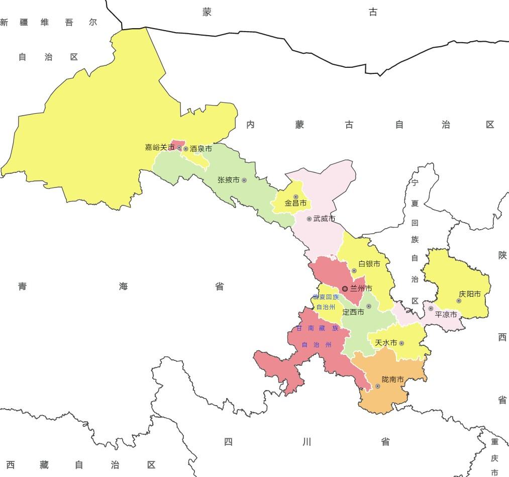 甘肃省各地市州全国知名度排序第一名兰州，省会+兰州拉面；第二名嘉峪关，天下第