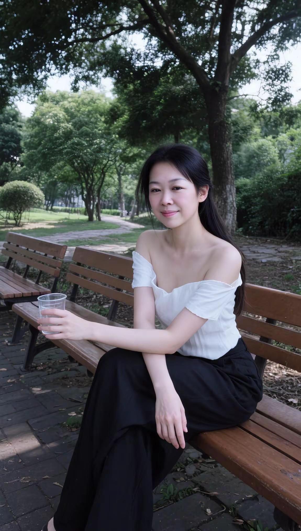 你喜欢哪种人。AI清透户外写真感
