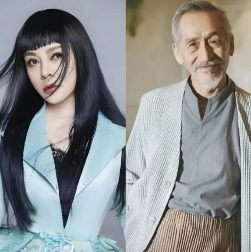 左边是千百惠，右边是陈彼得，他们都是台湾艺人，都是在成都离开了我们，都是支持国家