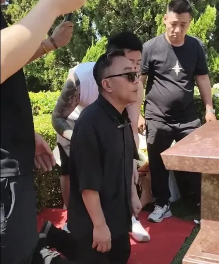 杨少华正式下葬，杨家四子全部现身，老三杨伦带病参加，胳膊上还带着手环，连枕头都随
