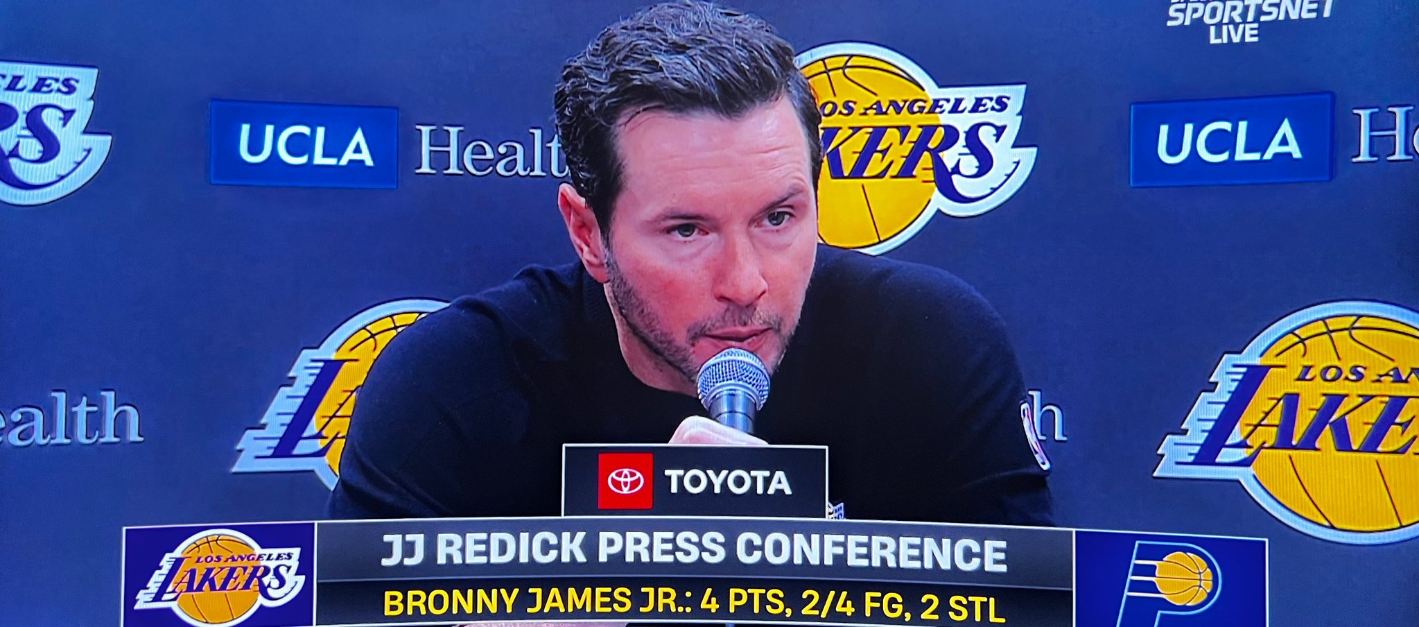 雷迪克赛后谈布朗尼的成长：“他取得了显著进步。我知道我们的教练组对他充满信心。我