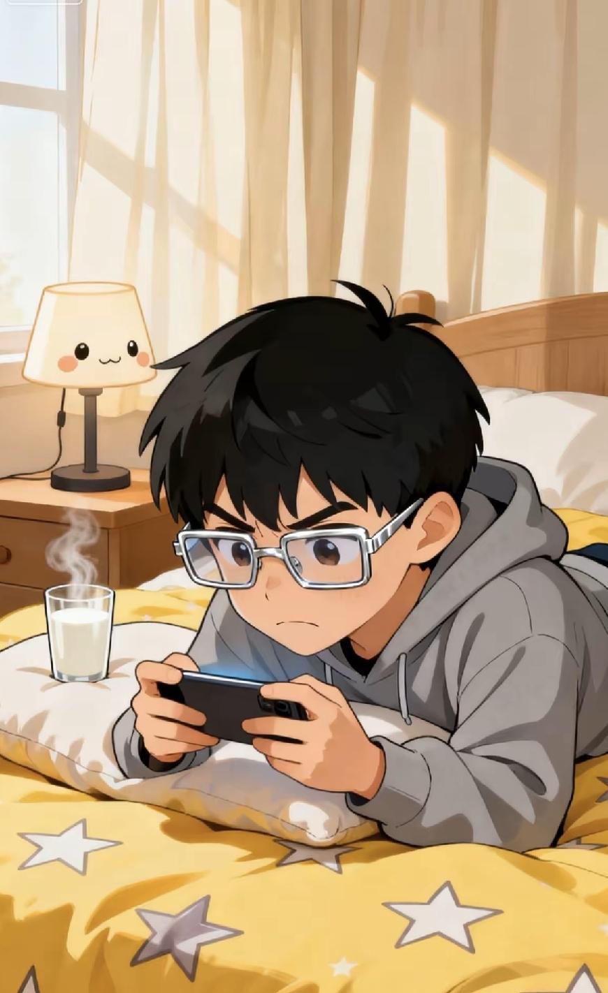 这几天楼上的小张又在发愁，他家娃上学总躲被窝刷手机。上周班主任说班里十个有八个熬