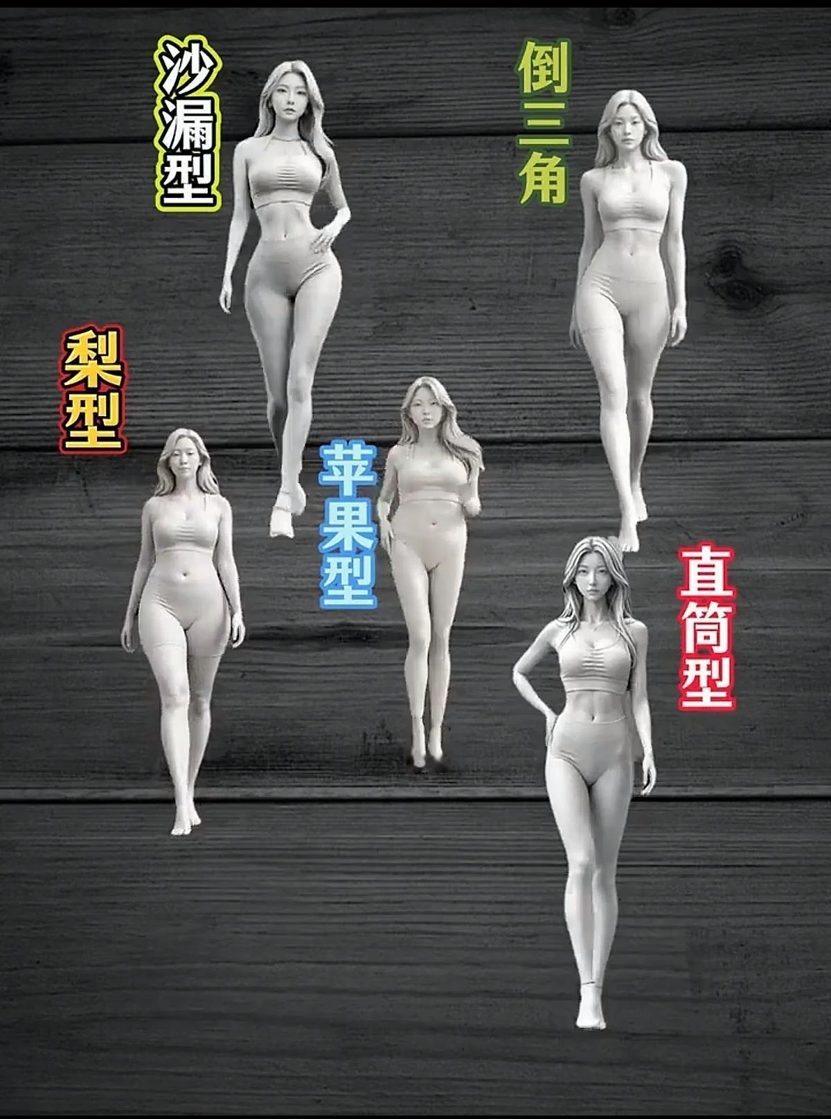 这5种身材，你醉喜欢哪一种？