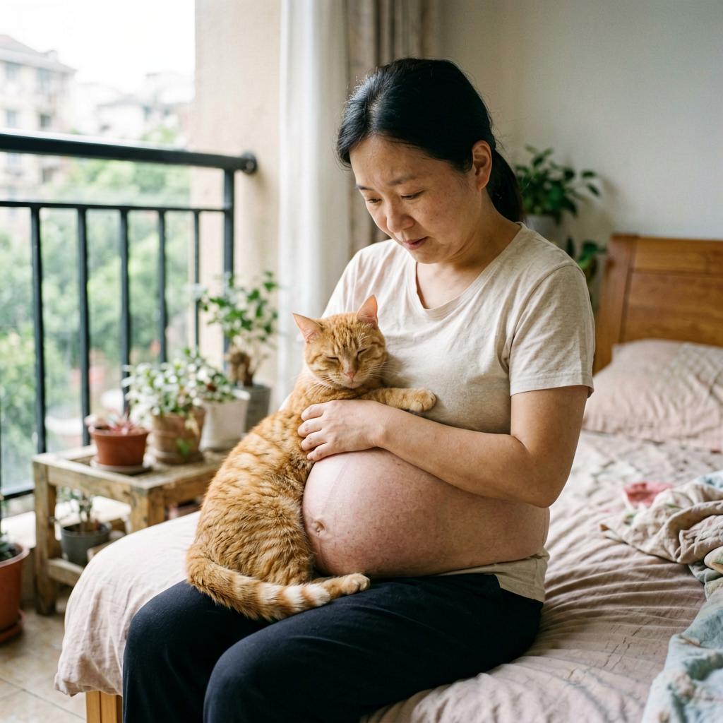 怀孕5个月的猫被婆婆偷偷送走，她直接拎包回了娘家我远房表姐怀孕五个月，上周跟