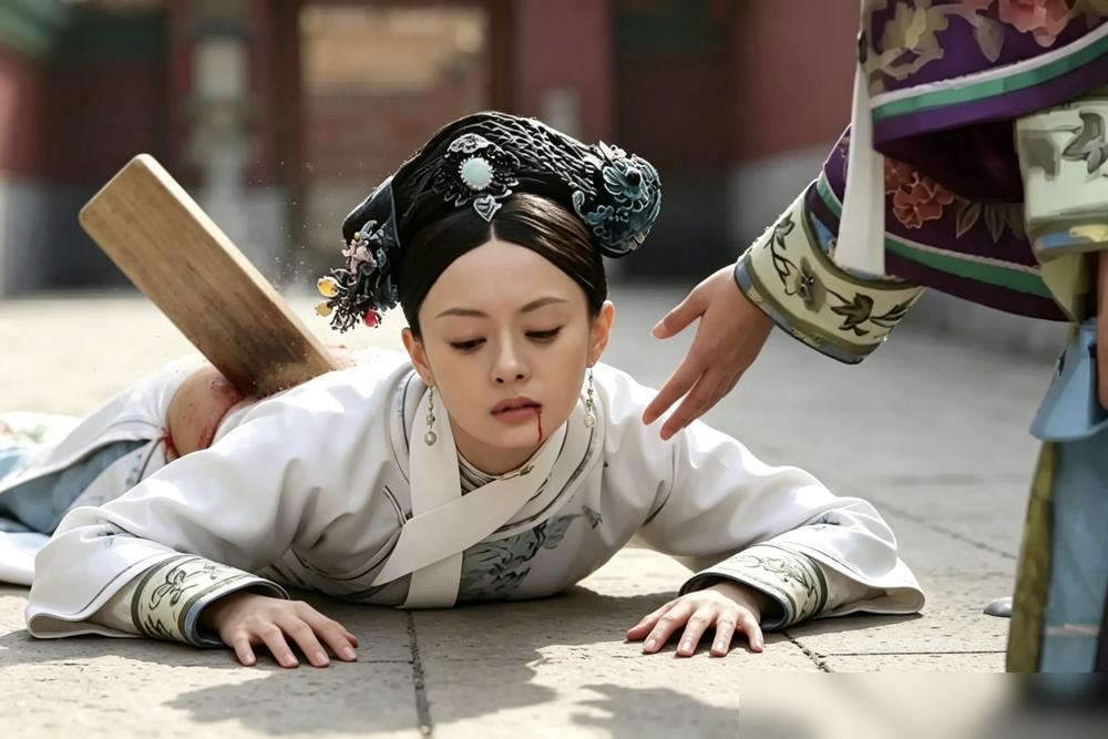 郑晓龙把最狠的一段剪了，甄嬛被扒掉外衣，众妃围着轮流扇巴掌。你当这是胖橘吃醋？全