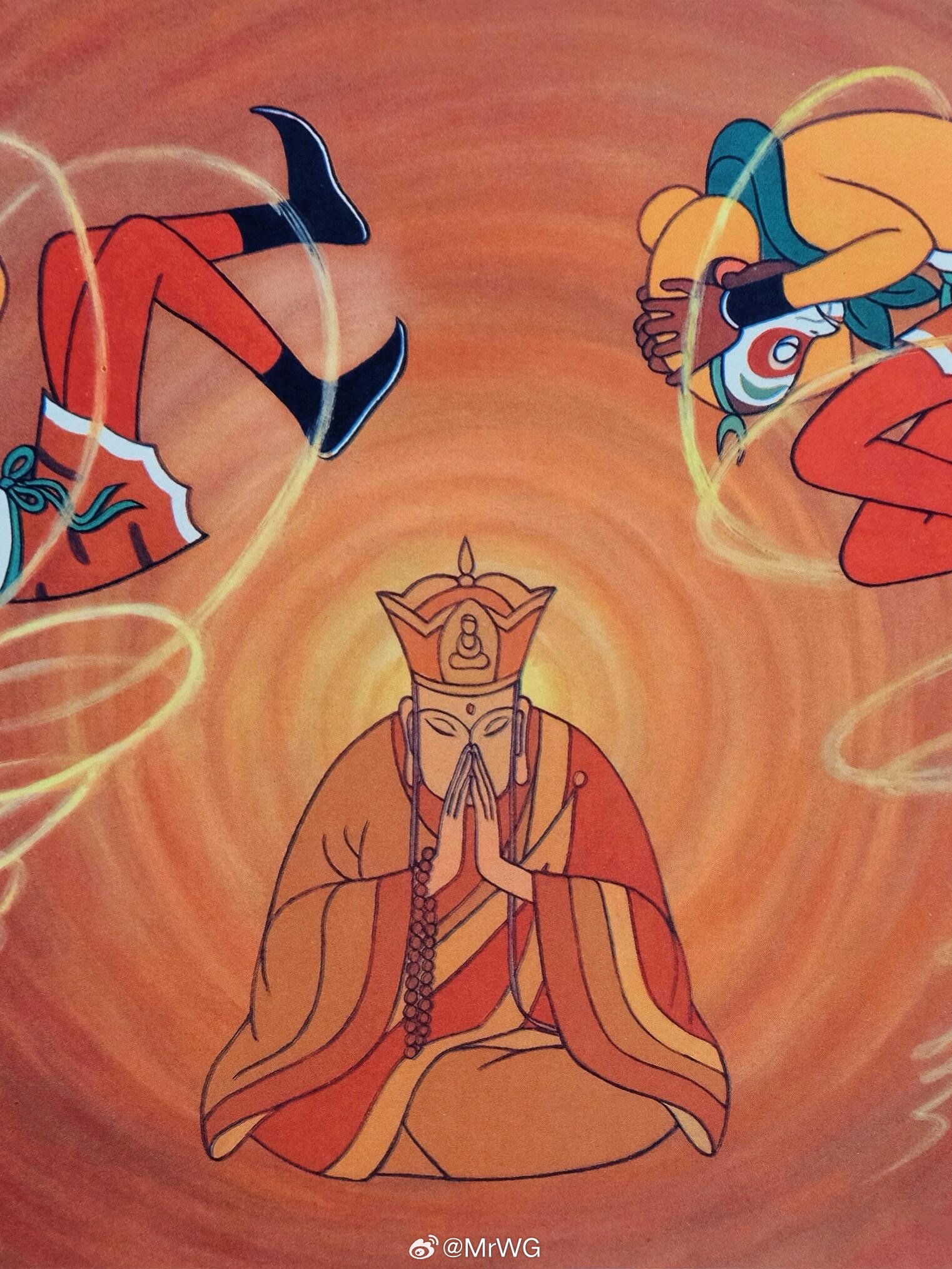 MrWG西游记这才是真正的国风瑰宝，如今这样的画册、小人书，都不太见得到了——