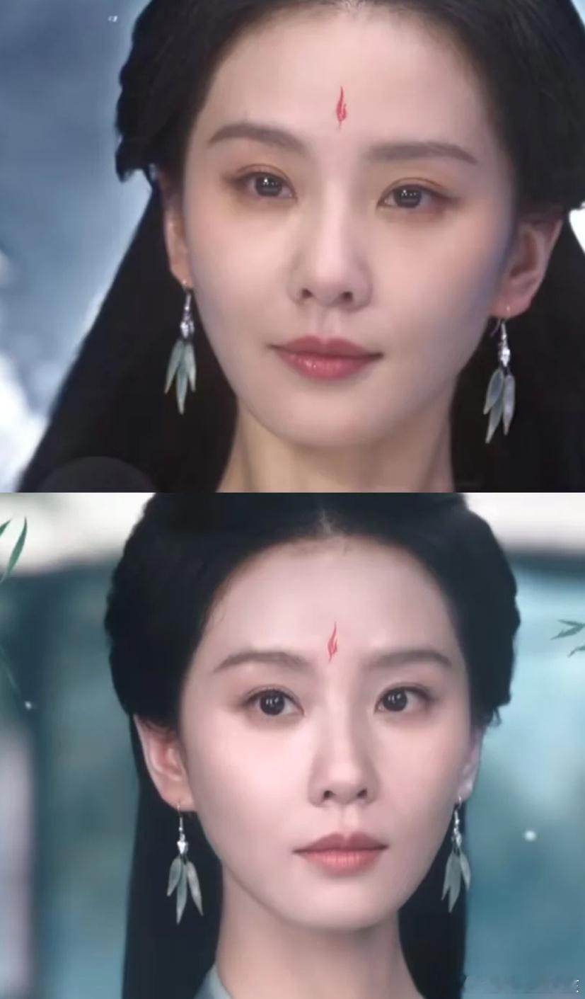女主怎么变丹凤眼了。。记得之前她是桃花眼来着，双眼皮是往下的，现在整体眼睛怎么往