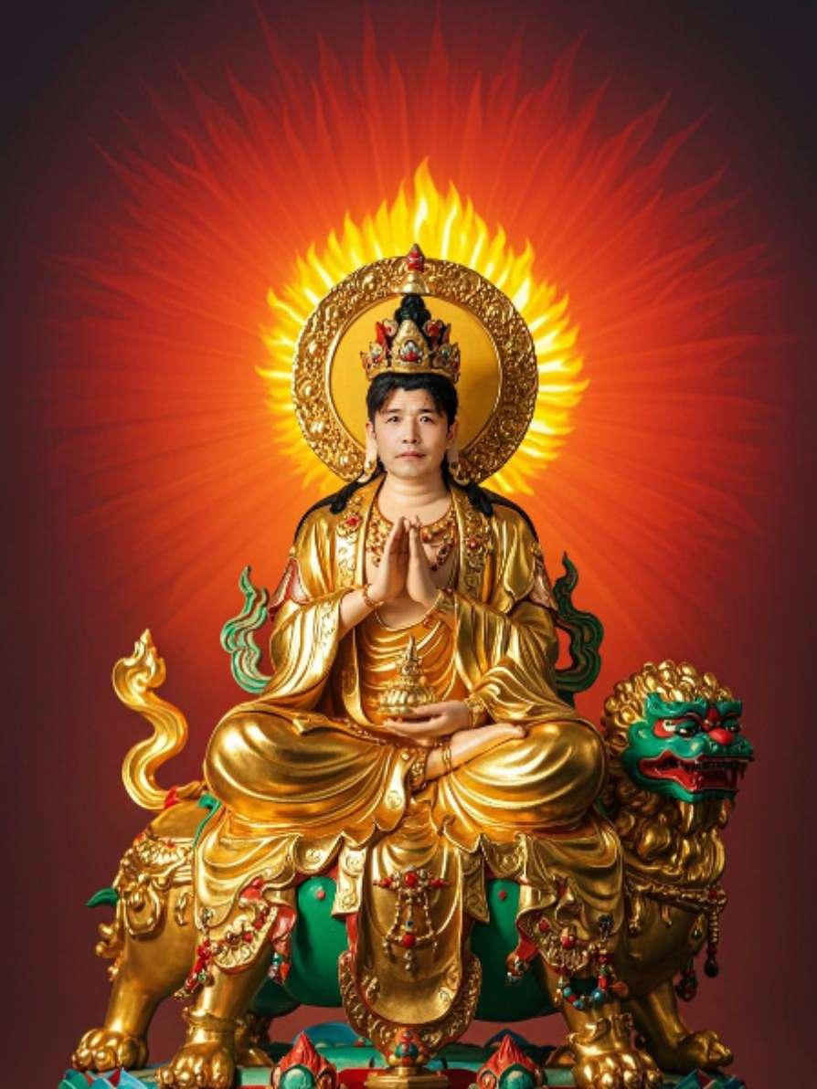 AI文殊佛光韵刷到我的品味一流