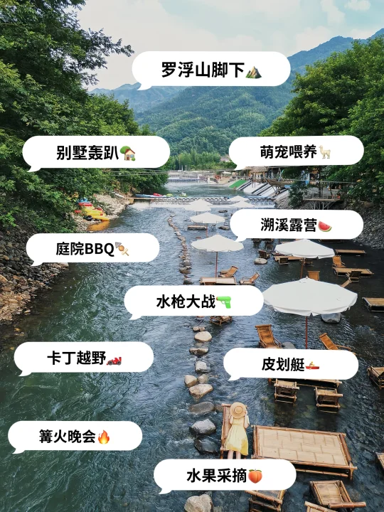 罗浮山溯溪露营团建💦溯溪漂流+篝火BBQ