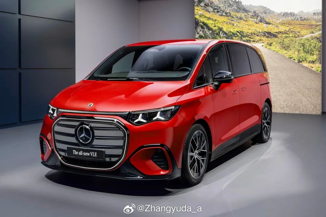 VLE300来了奔驰纯电MPVVAN模块架构风阻系数0.25纯电wltp70