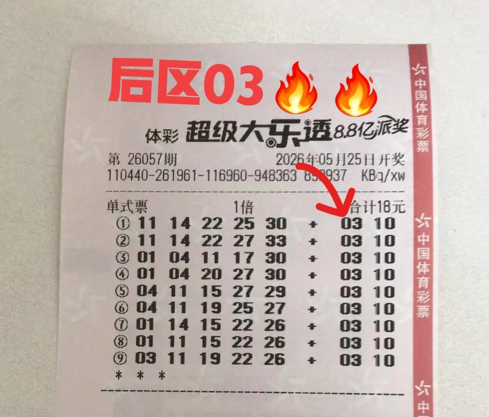 后区03很漂亮吗？这么多人看好后区03，有没有问问主任同意吗？如果不同意，那不是