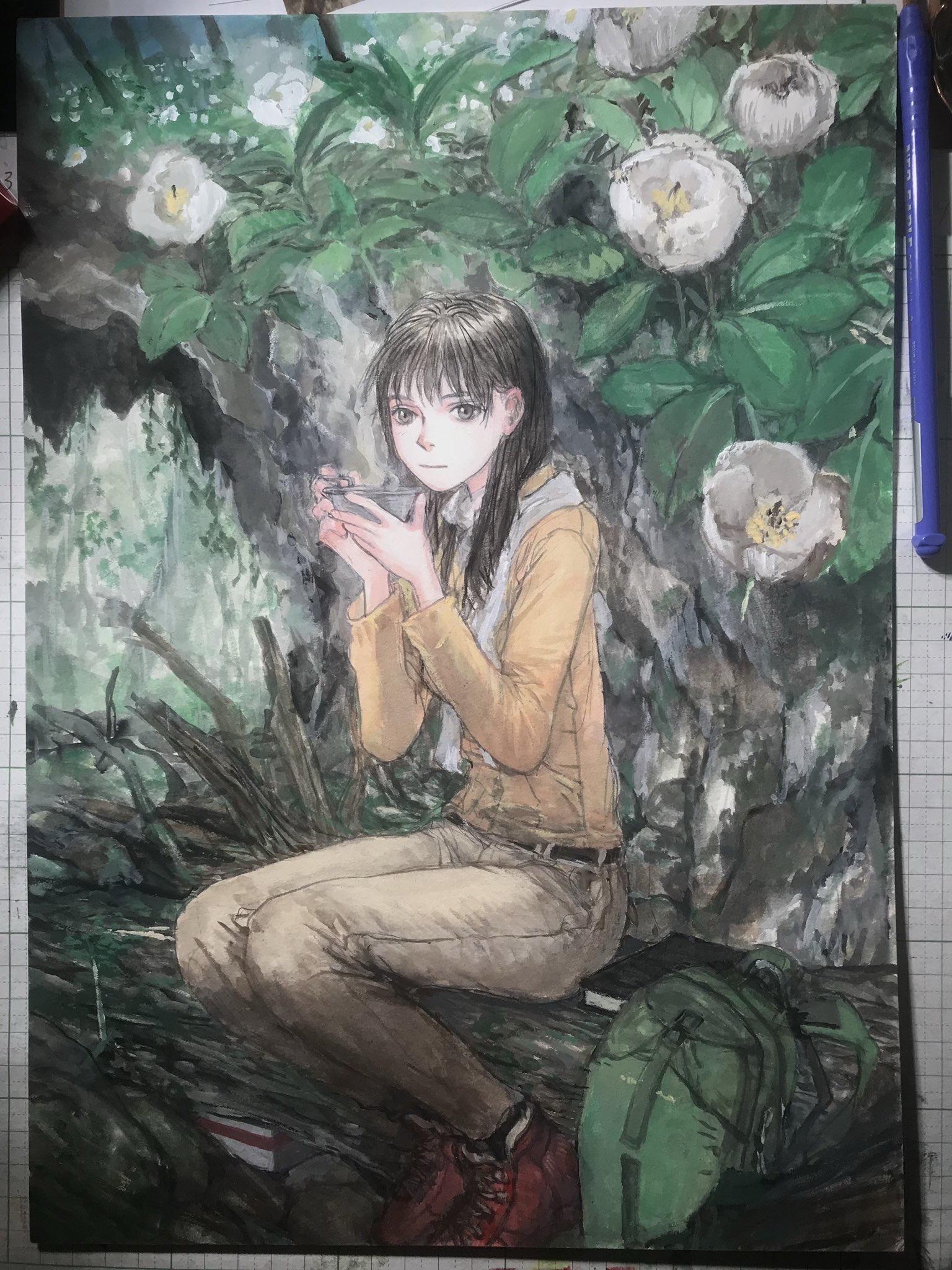 关于漫画。绘画笔记 沙村和鹤田谦二是漫画家中为数不多会画女性的，沙村笔...