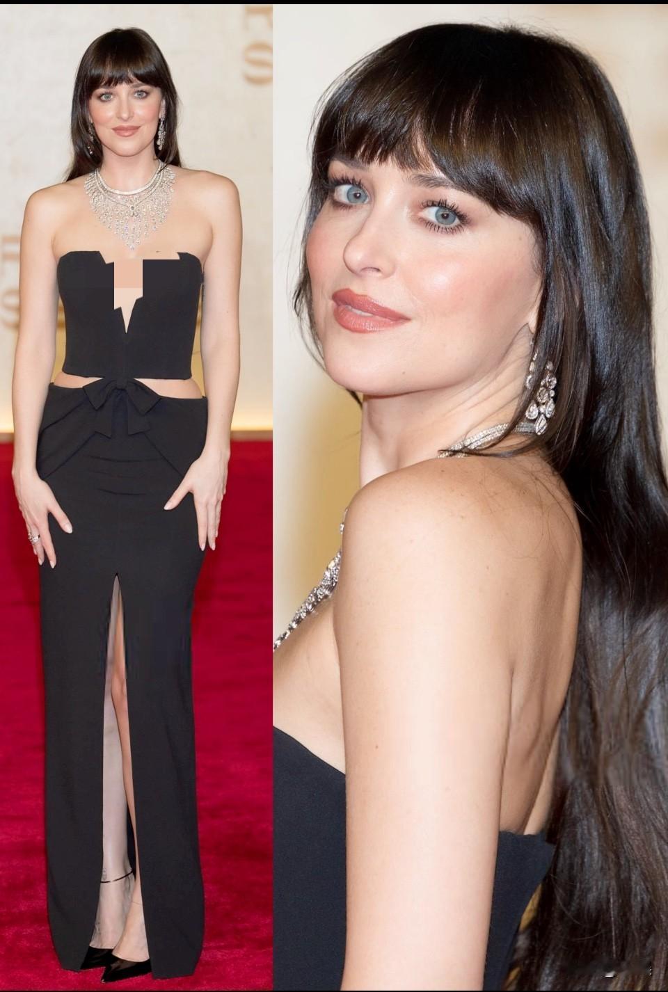 达妹亮相红海电影节，胖了点更美了！！今天，达妹DakotaJohnson