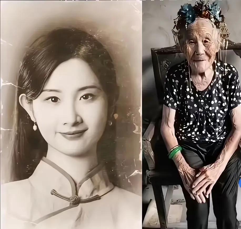 岁月相隔70年，谁年轻的时候不是一个大美人？