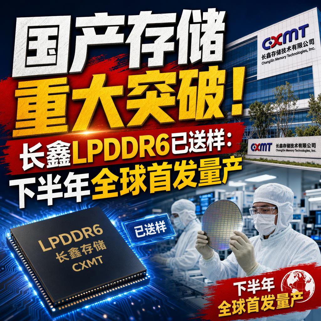 国产存储圈又炸了。很多人以为高端内存芯片是三星、SK海力士的天下，国产厂商只能