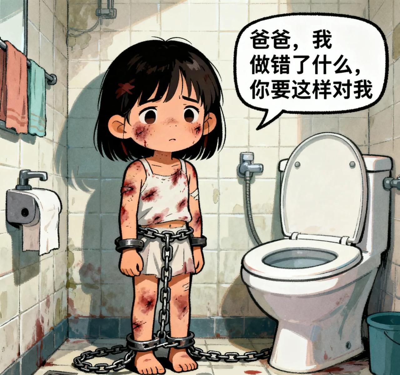 刚才刷新闻的时候，手突然顿住，眼泪没忍住砸在屏幕上——12岁的女孩，被生父和继母
